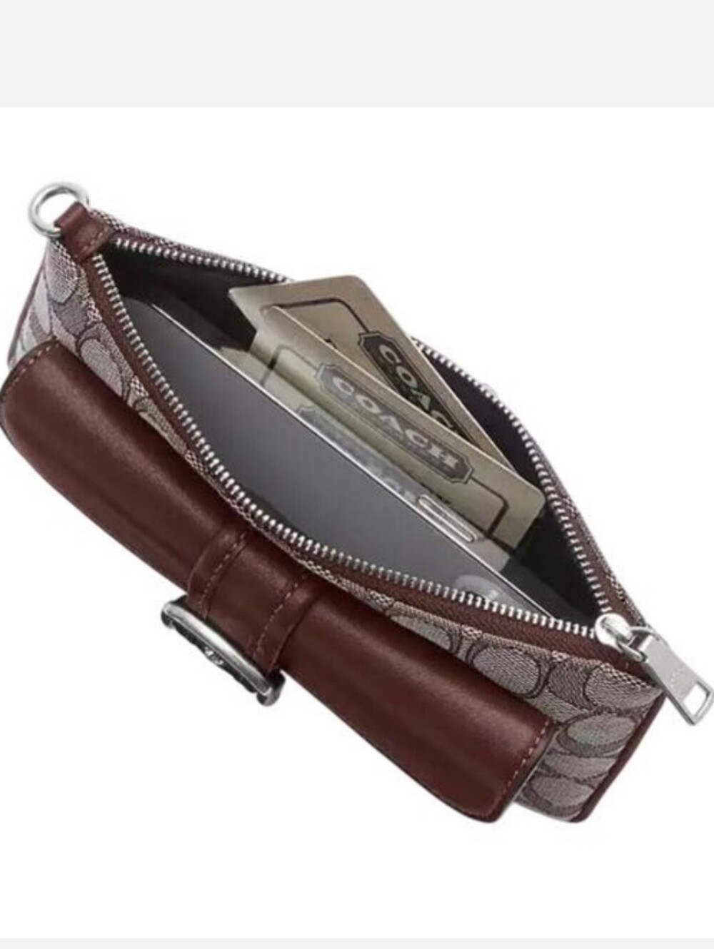 Coach Ashton Signature Canvas Wristlet Brand New!💖 - Picture 5 of 7